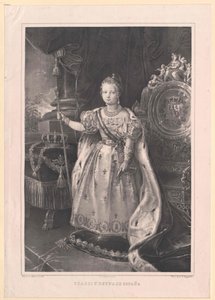Queen of Spain Isabella II by Artist Unknown