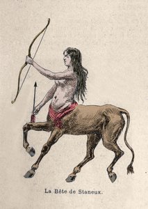 Representation of the Beast of Staneux Illustration
