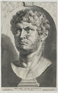 Roman Emperor Nero (print) by Artist Unknown