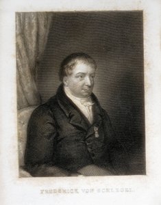 Friedrich von Schlegel (1772-1829). German poet, critic and scholar. Critical leader of German Romanticism (engraving)