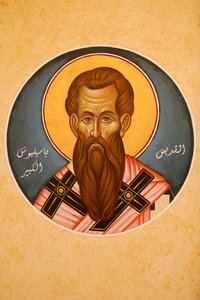 St Basil the Great. St Elie Church, Rabieh, 2022 by Artist Unknown