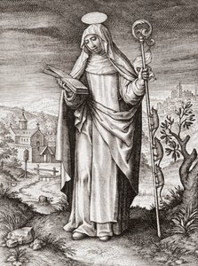 St. Gertrude of Nivelles by Artist Unknown