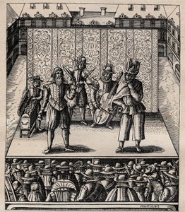 Street show - Parade of the charlatan Mondo by Artist Unknown