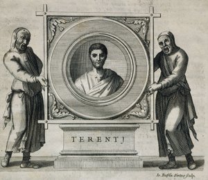 Publius Terentius Afer (190-154 BC). Playwright During the Roman Republic. Engraving. 1736