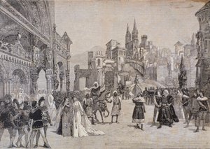 Envoy of Boabdil Declaring War Against King of Castile by Artist Unknown