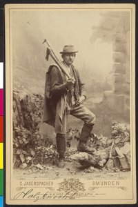 Woodcutter - Upper Austria by Artist Unknown