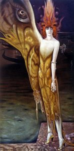 Portrait of the Marchesa (Marquise) Luisa Casati, by Arturo Martini in 1912 by Arturo Martini