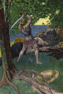 Perseus cutting off the head of Medusa by Artus Scheiner