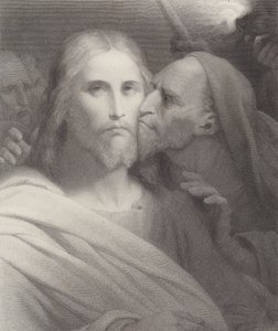 The kiss of Judas by Ary Scheffer