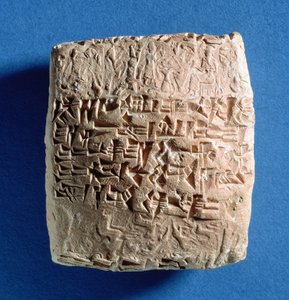 Tablet recording grain sale from Kultepe, Turkey, Assyrian, 19th century BC
