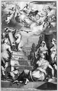 Frontispiece of Arca Noe, 1675 by Athanasius Kircher