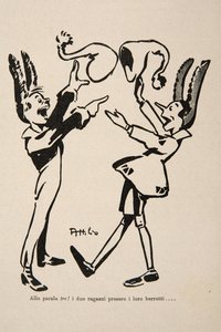 Pinocchio and Candlewick, Illustration from Pinocchio