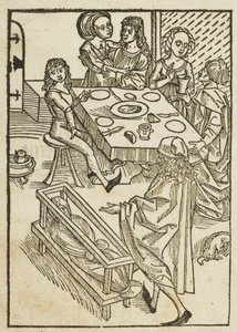 A Most Salutary Warning Against the False Love of This World - 1 by attributed to Albrecht Dürer