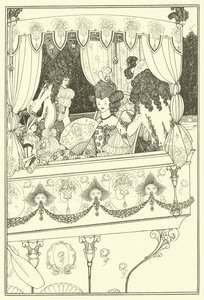 The Barge by Aubrey (after) Beardsley