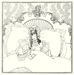 The Love Letter by Aubrey (after) Beardsley