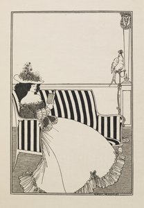 A catalogue cover from a Second Book of Fifty Drawings by Aubrey Beardsley