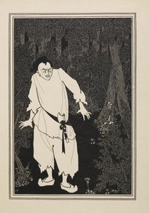 Ali Baba in the wood, from a Book of Fifty Drawings by Aubrey Beardsley