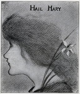 Hail Mary by Aubrey Beardsley