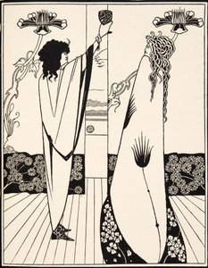 How Sir Tristram Drank the Love Drink by Aubrey Beardsley