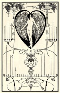 Illustration for The Mirror of Love by Marc-André Raffalovich by Aubrey Beardsley