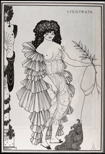 Lysistrate Protects Her Sex by Aubrey Beardsley