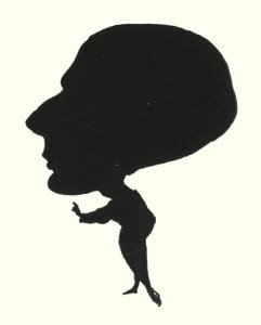 Silhouette of Aubrey Beardsley by Aubrey Beardsley