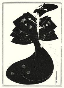 The Black Cape by Aubrey Beardsley