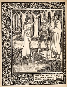 The Lady of the Lake Tells Arthur of the Sword Excalibur
