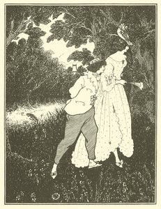The Three Musicians by Aubrey Beardsley