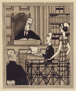 A police court by Aubrey Hammond
