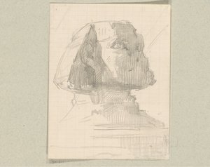Study of a Sphinx by August Allebe