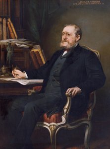 Dr. Karl von Stremayr, President of the Supreme Court by August Eisenmenger