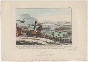 Russian attack from the entrenched camp at Dryssa on 15 July 1812 by August Friedrich Andreas Campe