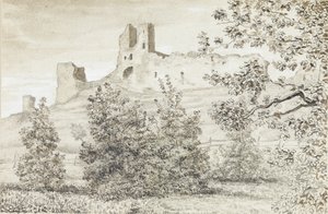 View of the Ruins of Rakvere Castle, 1828