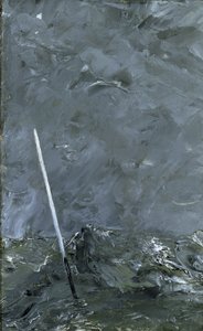 Stormy Sea Buoy without Top Mark by August Johan Strindberg