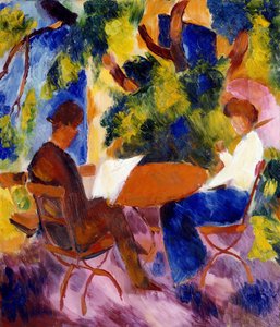 At the Garden Table