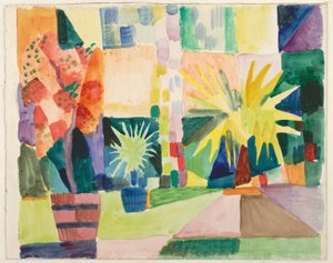Garden on Lake Thun (Pomegranate Tree and Palm in the Garden), 1914