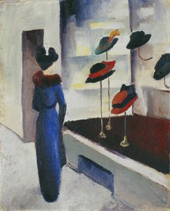 Hat Shop, 1913 by August Macke