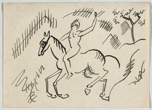 Naked Rider by August Macke