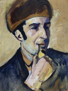 Portrait of Franz Marc by August Macke