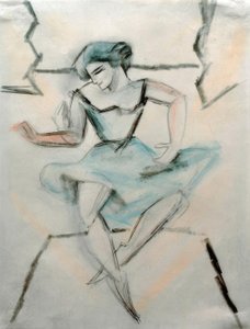 Dancer by August Macke