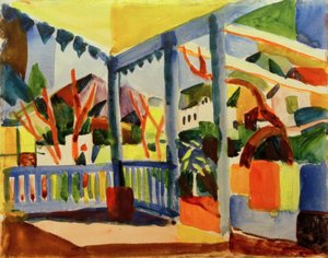 Terrace of the Country House in St. Germain