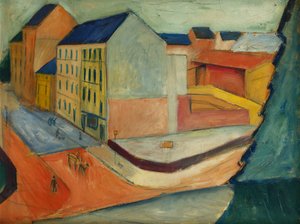 Unsere Strasse mit Reitbahn, Bonn, 1913
