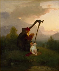 King Heimer and Aslog by August Malmström