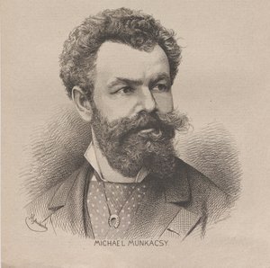 Portrait of the Artist Mihály von Munkácsy by August Schubert