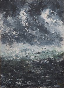 Storm Landscape, 1894 by August Strindberg
