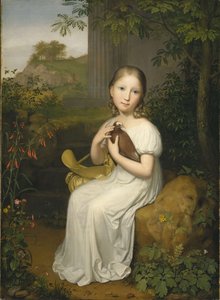 Portrait of Countess Louise Bose as a Child