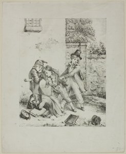 Schoolboys Fighting