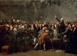 The Tennis Court Oath on 20 June 1789 by Louis Charles Auguste Couder