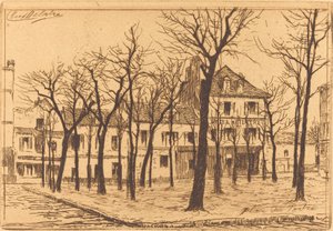 Place du Tertre by Auguste Delâtre
